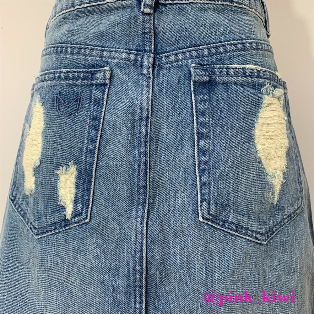 Show Me Your Mumu Atlanta A Line Denim Skirt Size:  28 - Picture 7 of 11